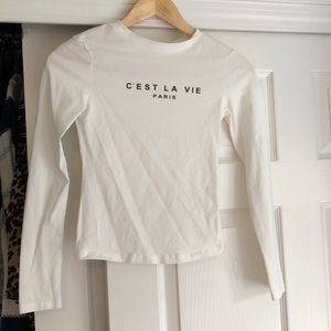 baby tee long sleeve paris